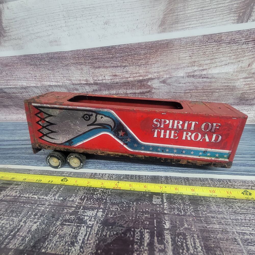 Nylint  Pressed Steel Semi Trailer Has surface rust but solid parts/repair